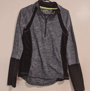 Grey half zip